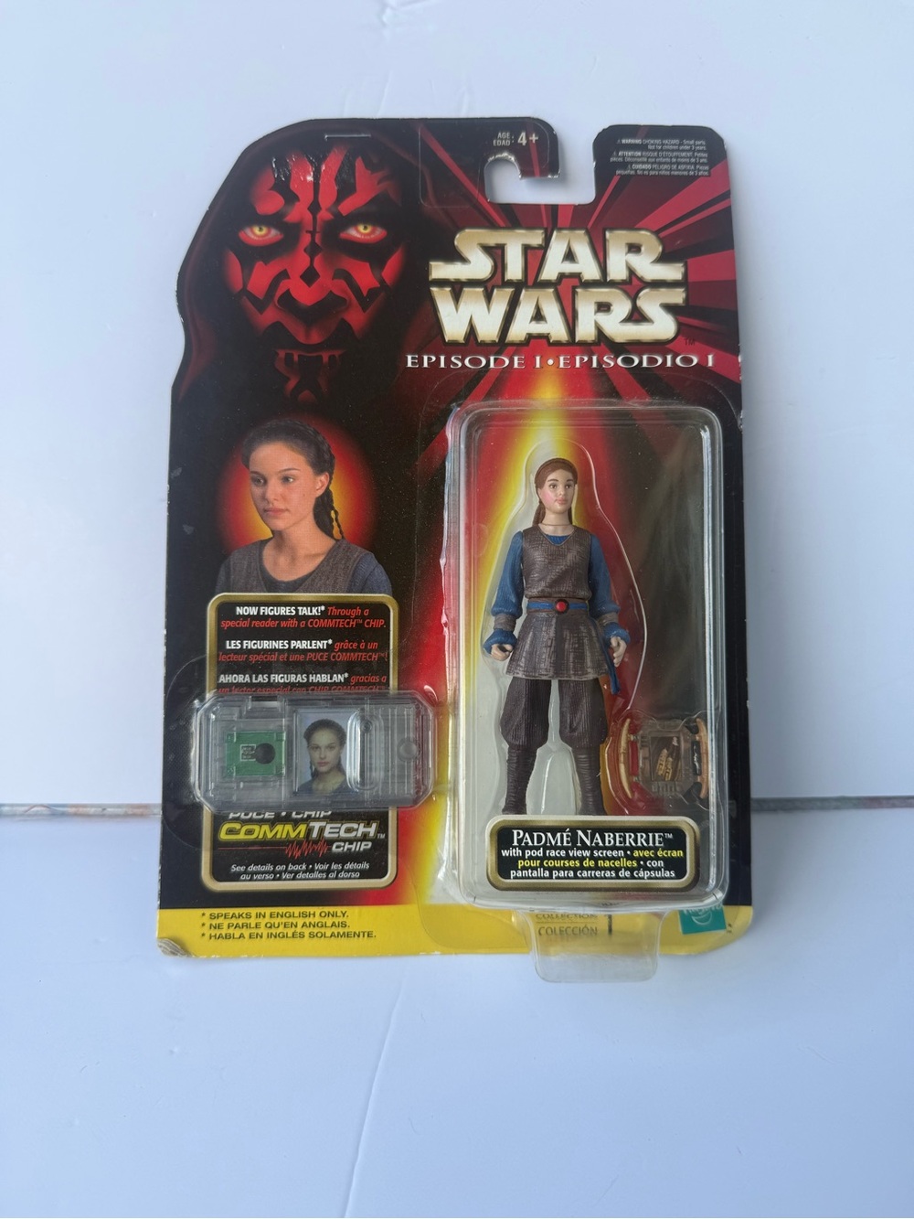 Hasbro Star Wars Padme Naberrie W/Pod Race View Screen Action Figure